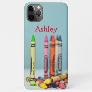 Colorful Crayons with customizable name Case-Mate  iPhone 11 Pro Max Case
