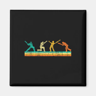 Colorful Cricket Game - Cricketer Tsman Tting Cric Magnet