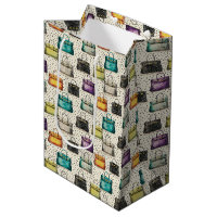 Colorful Crocodile Handbag Fashion Pattern