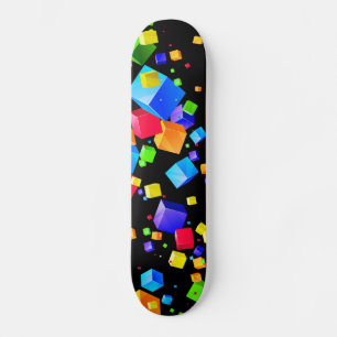 Colorful Cubes 2 Skateboard
