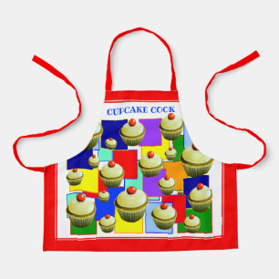 Colorful Cupcake Cook kids Apron