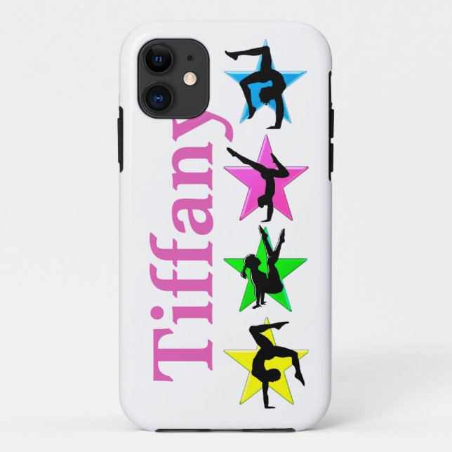 COLORFUL CUSTOM GYMNASTICS IPHONE CASE (Back)