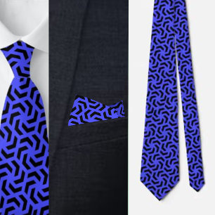 Colorful Cute Geometric Pattern Necktie       