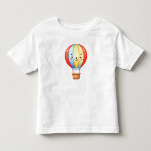Colorful Cute Hot Air Balloon Toddler T-Shirt