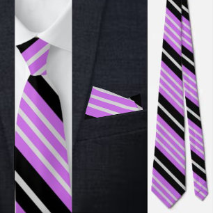 Colorful Cute Stripes Pattern          Neck Tie
