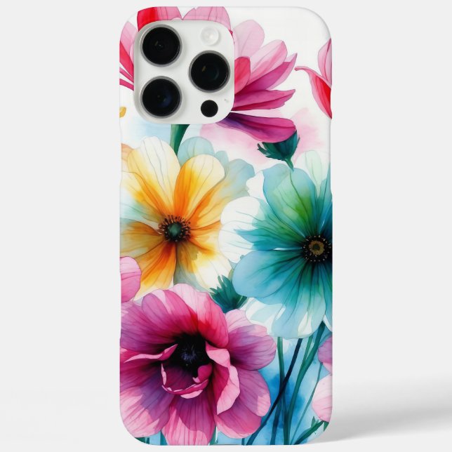 Colorful Daisy Flower Field Case-Mate iPhone Case (Back)
