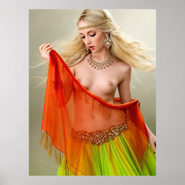 Colorful Dance Artwork Poster (Front)