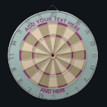 Colorful Dart Board in Muted Tones /Customizable<br><div class="desc">Dart board in cool colors instead of the usual red and black (or a photo where you can't see the targets).
 This is great for the game room or a teens bedroom.
 Colors range from crazy to subdued so you are sure to find the right fit.</div>