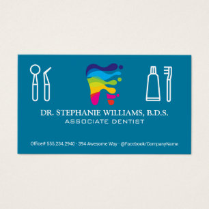 Colorful Dental Logo   Tools