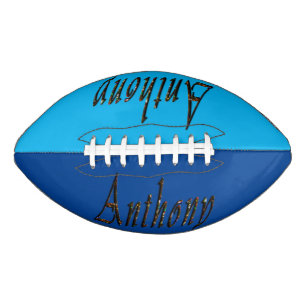 Colorful Designed Anthony Name, Football