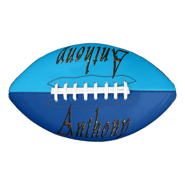Colorful Designed Anthony Name, Football (Front)