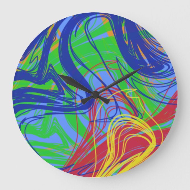 Colorful Dial Large Clock (Front)