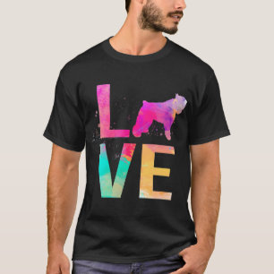 Colorful Dog Mom Gifts Bouvier Des Flandres T-Shir T-Shirt