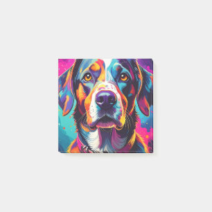 colorful dog post-it notes