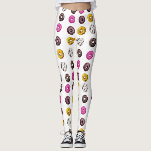 Colorful Donuts Seamless Pattern – Sweet Bakery Tr Leggings