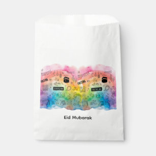 Colorful Doodle Eid Favour Bag