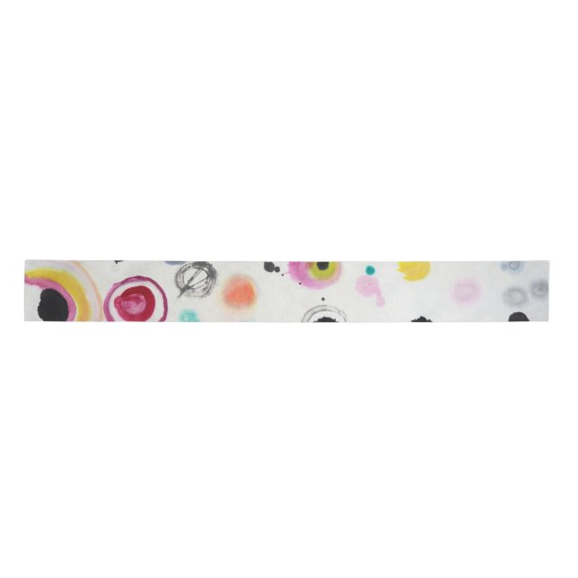 Colorful Dots Ribbon Satin Ribbon (Front)