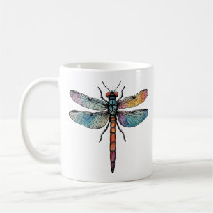 Colorful Dragonfly Coffee Mug