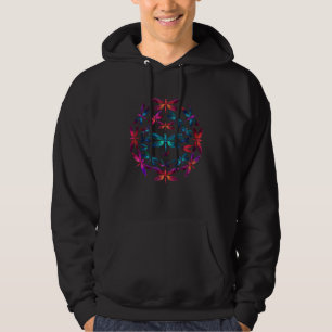 Colorful Dragonfly Graphic Chakra Dragonflies Hoodie