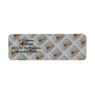 COLORFUL DRAGONFLY Return Address Return Address Label