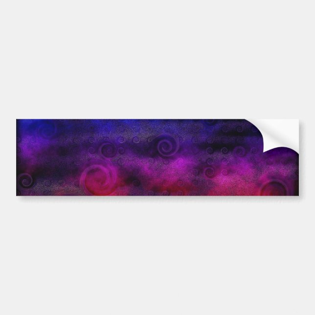 Colorful Dreamy Abstract Bumper Sticker (Front)