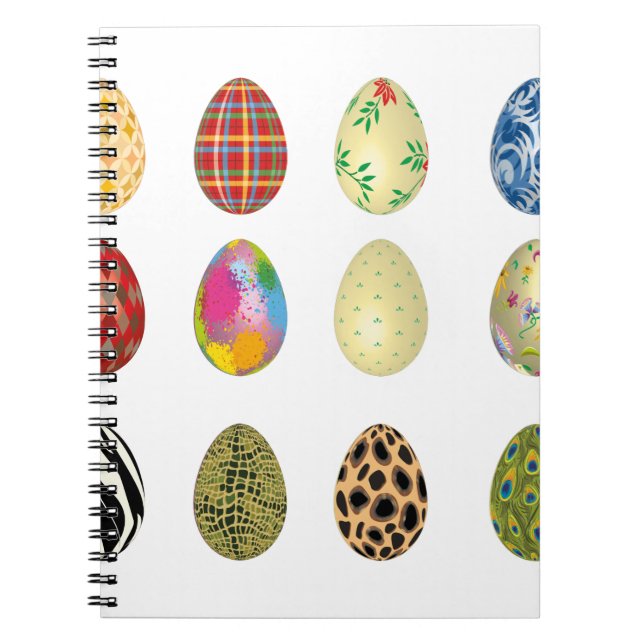 colorful easter eggs notebook (Front)