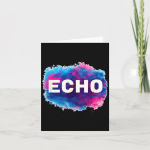Colorful Echo Look Card