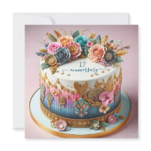 COLORFUL ELABORATE WEDDING ANNIVERSARY CAKE 