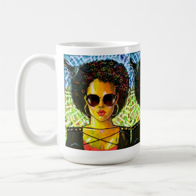 colorful empowerment  coffee mug (Left)