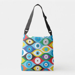 Colorful Evil Eye protection pattern Crossbody Bag
