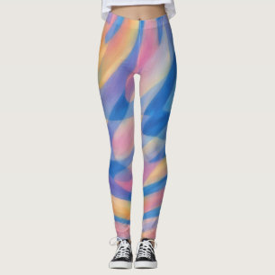 Colorful Exercise Jogging Leggings