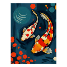 Colorful Expressionist Animal Art Poster 