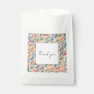Colorful favor bag