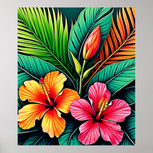 Colorful Feelings: Abstract Face Poster