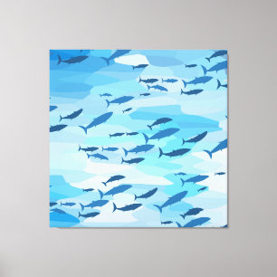 Colorful fish canvas print