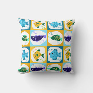 Colorful Fish Cushion