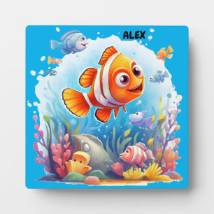 COLORFUL FISHES   PLAQUE