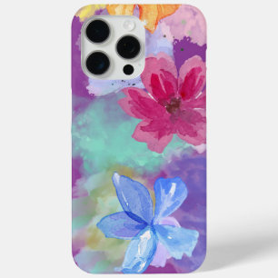 Colorful Floral Art   iPhone 15 Pro Max Case