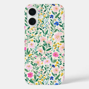 Colorful Floral iPhone 16 Case