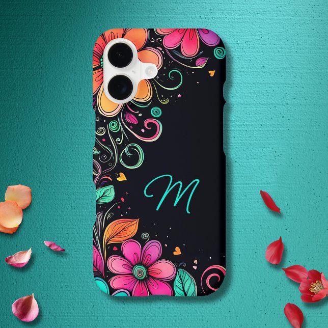 Colorful Floral Custom Monogram (Creator Uploaded)