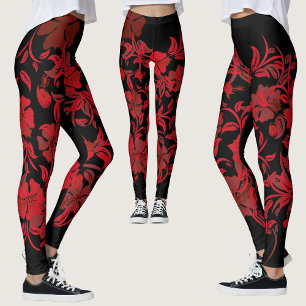 Colorful Floral Pattern              Leggings