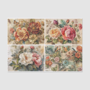 Colorful Florals Tissue Paper