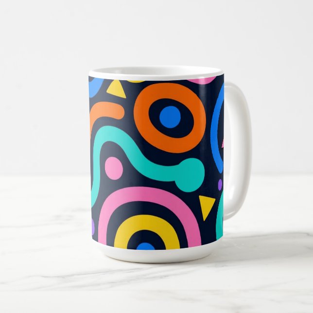 Colorful Flow World Mug (Front Right)