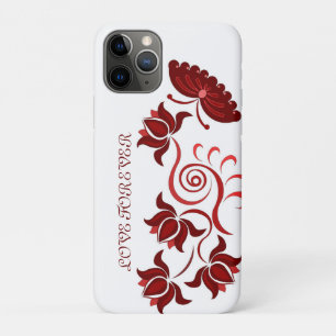 Colorful flower art gift for mom  iPhone 11 pro case