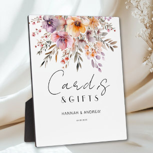 Colorful, Flower Bouquet CARDS & GIFTS Plaque