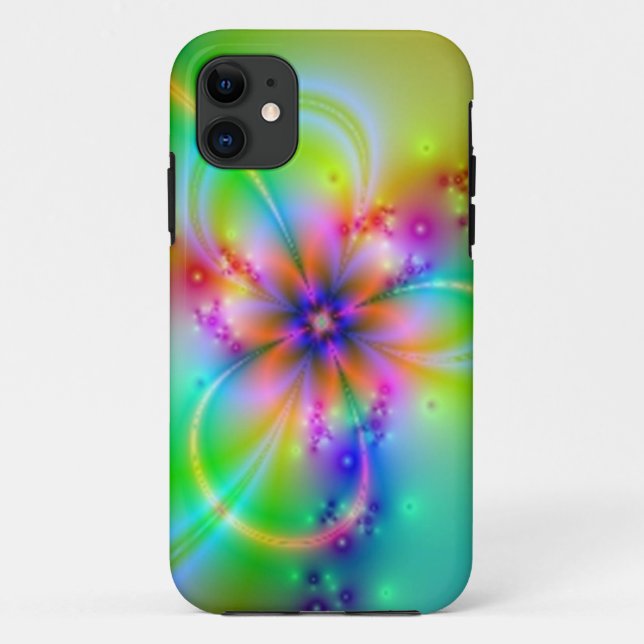 Colorful Flower With Ribbons Case-Mate iPhone Case (Back)