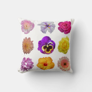 Colorful flowers cushion