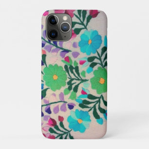 Colorful Flowers Pattern iPhone 11 Pro Case