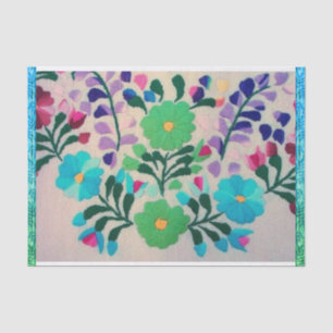 Colorful Flowers Pattern Tissue Paper