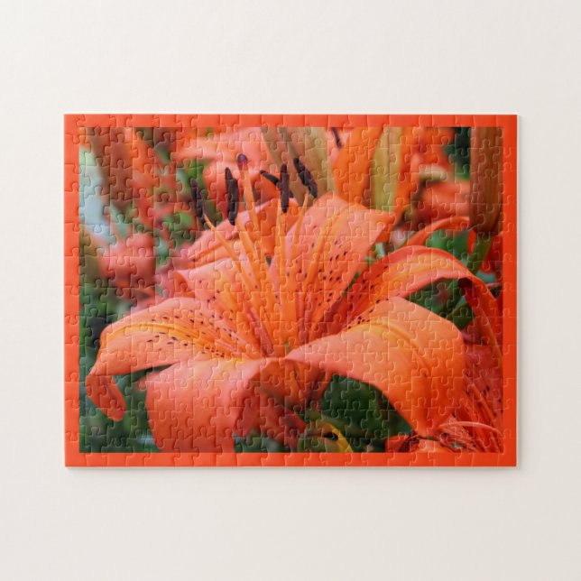 [Colorful Flowers] Tiger Lily Jigsaw Puzzle (Horizontal)